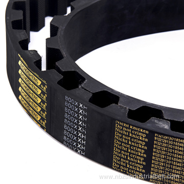 Trapezoidal toothed industrial rubber belt